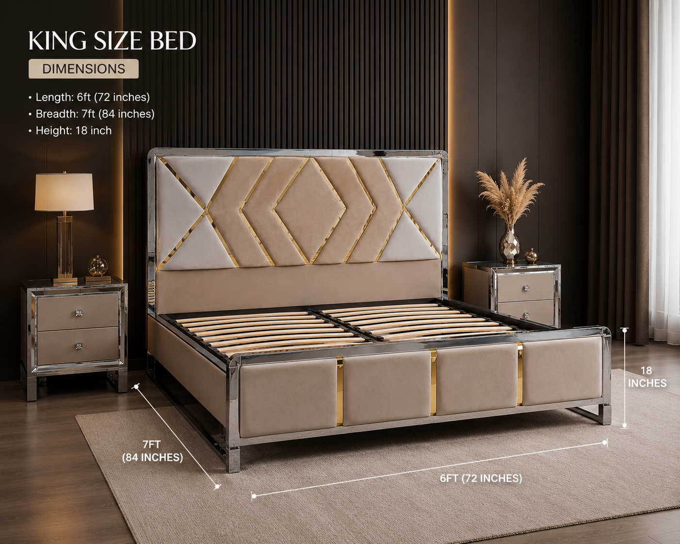Cloud Furniture Designer King Bed